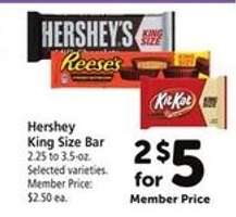 Hershey King Size Bar