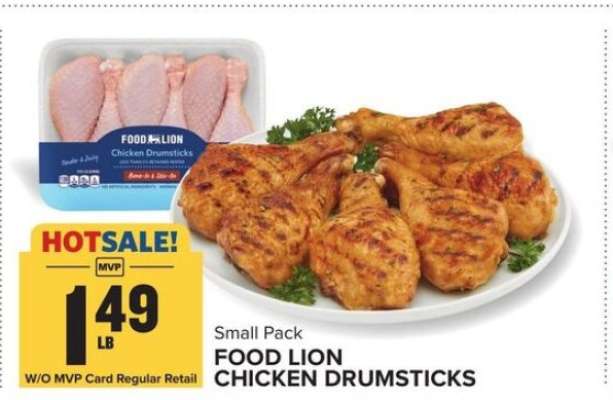 Food Lion Chicken Drumsticks