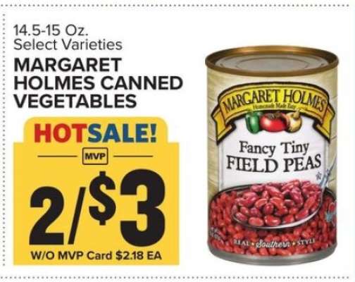 Margaret Holmes Canned Vegetables