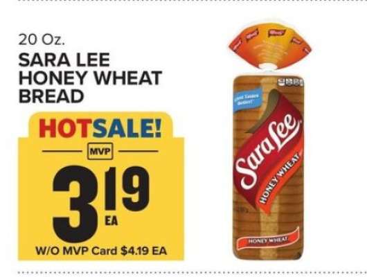 Sara Lee Honey Wheat Bread