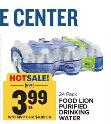 Food Lion Purified Drinking Water