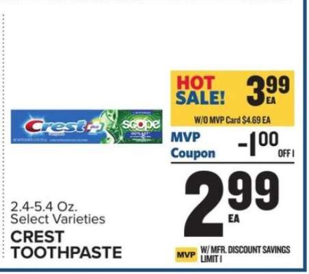 Crest Toothpaste