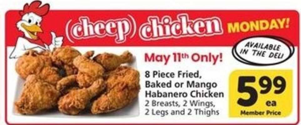 Cheep Chicken Monday
