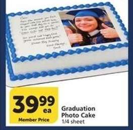 Graduation Photo Cake