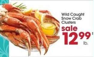 Wild-Caught Snow Crab Clusters