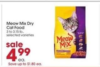 Meow Mix Dry Cat Food*
