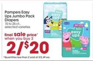 Pampers Easy Ups Jumbo Pack Diapers