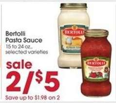 Bertolli Pasta Sauce
