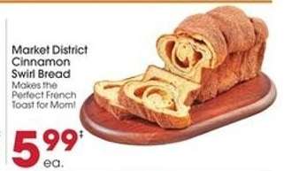 Market District Cinnamon Swirl Bread