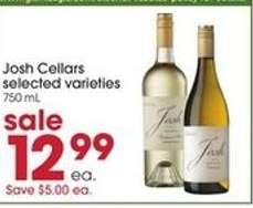 Josh Cellars selected varieties