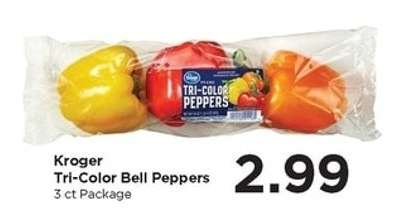 Kroger Tri-Color Bell Peppers
