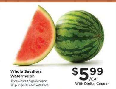 Whole Seedless Watermelon