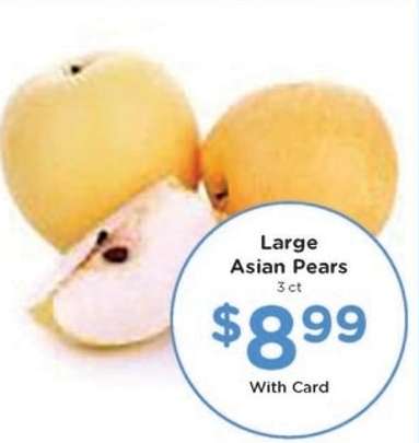 Large Asian Pears