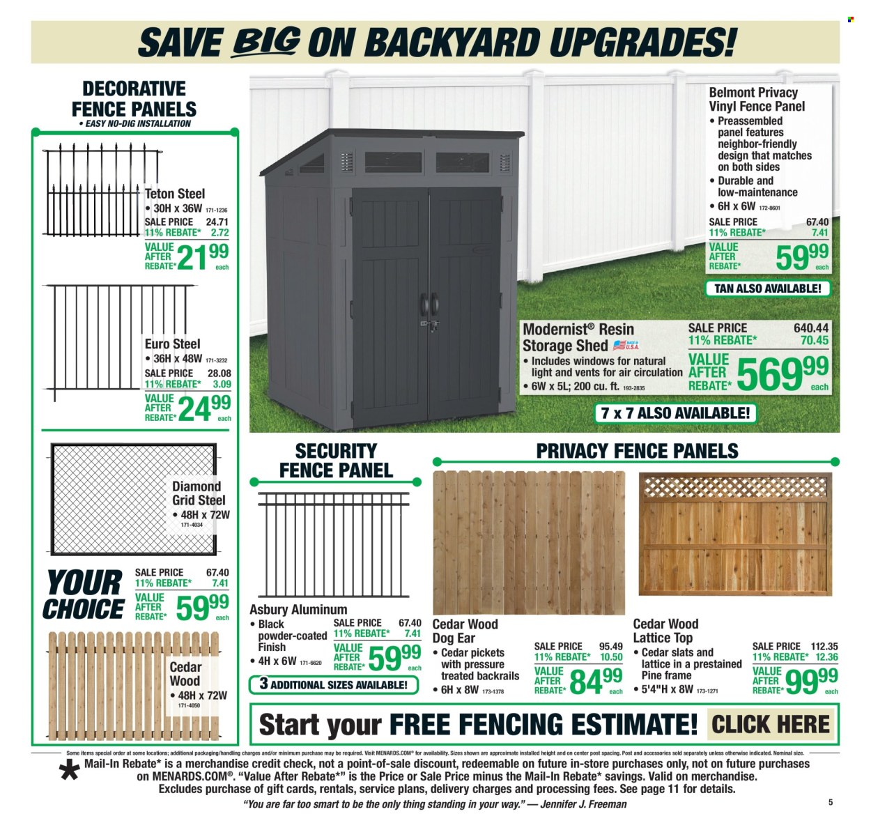 Menards ad - 05/07/2026 - 05/17/2026. Page 7