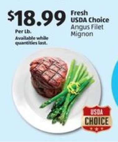 Fresh USDA Choice Angus Filet Mignon