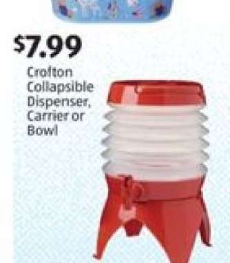 Crofton Collapsible Dispenser, Carrier or Bowl
