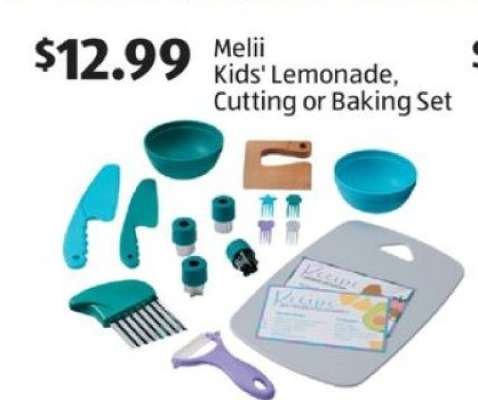 Melii Kids' Lemonade, Cutting or Baking Set