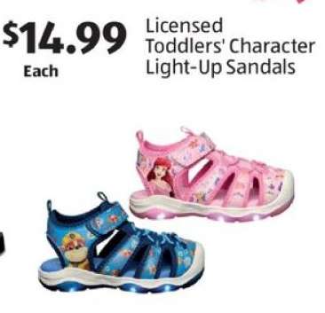 Licensed Toddlers' Character Light-Up Sandals