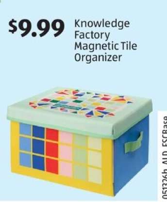 Knowledge Factory Magnetic Tile Organizer