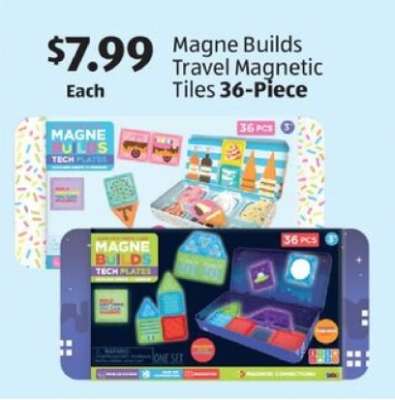 Magne Builds Travel Magnetic Tiles 36-Piece