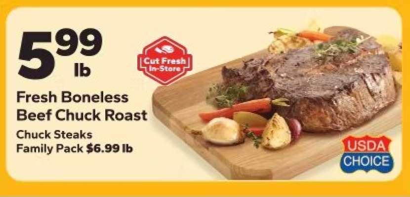 Fresh Boneless Beef Chuck Roast