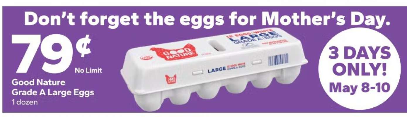 Good Nature Grade A Large Eggs
