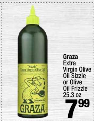 Graza Extra Virgin Olive Oil Sizzle or Olive Oil Frizzle