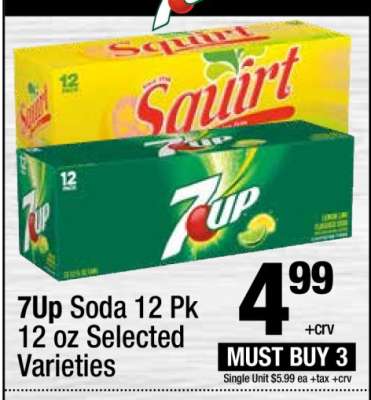 7Up Soda 12 Pk