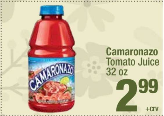 Camaronazo Tomato Juice 32 oz