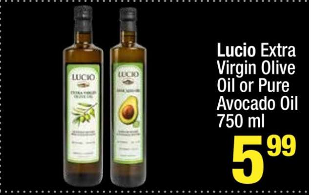 Lucio Extra Virgin Olive Oil or Pure Avocado Oil