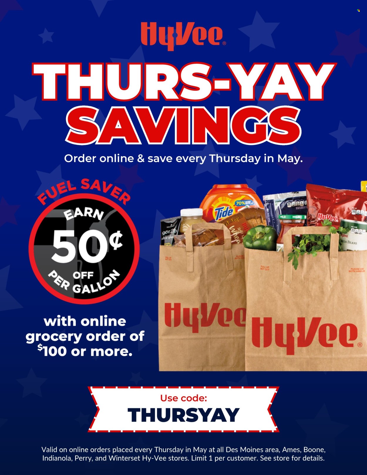 Hy-Vee ad - 05/01/2026 - 05/28/2026. Page 1