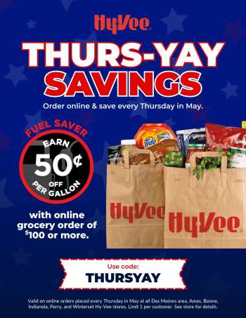 Hy-Vee Flyer - 05/01/2026 - 05/28/2026.