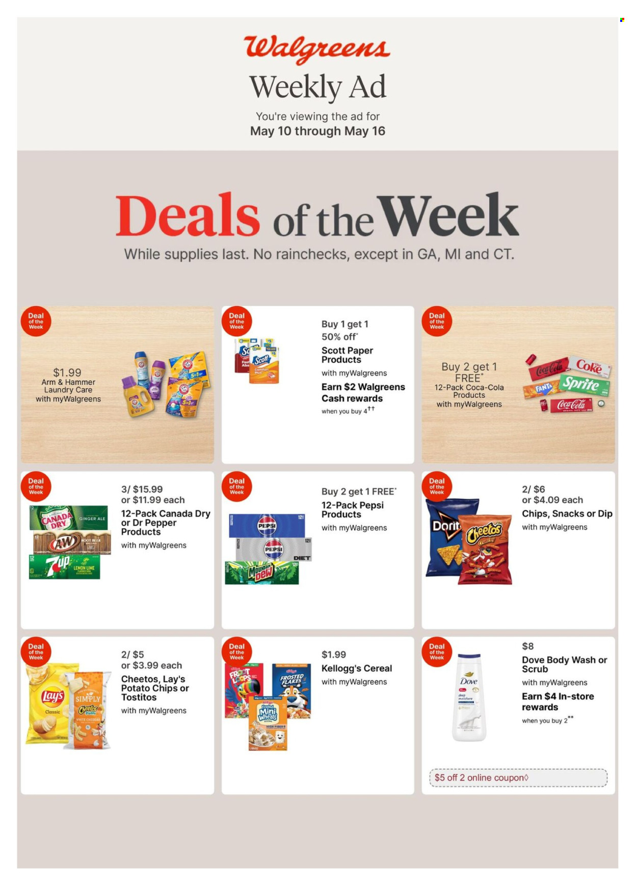 Walgreens ad - 05/10/2026 - 05/16/2026. Page 1
