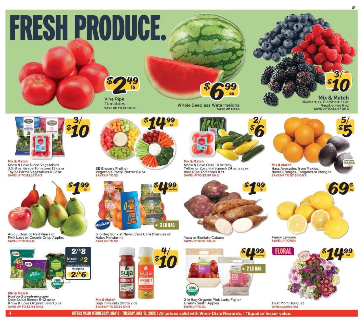 Winn Dixie ad - 05/06/2026 - 05/12/2026. Page 4
