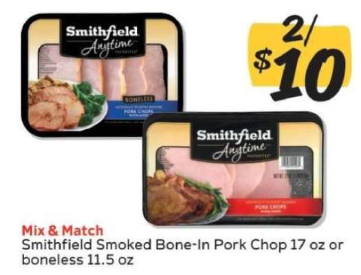 Smithfield Smoked Bone-In Pork Chop
