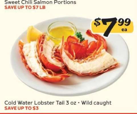 Cold Water Lobster Tail 3 oz