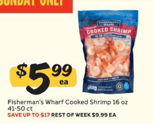 Fisherman's Wharf Cooked Shrimp