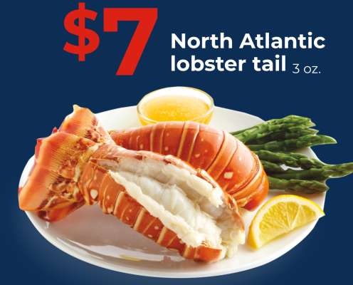 North Atlantic lobster tail