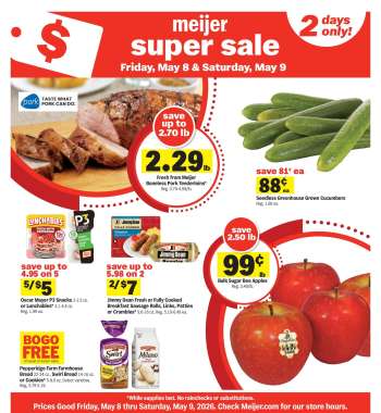 Meijer Flyer - 05/08/2026 - 05/09/2026.