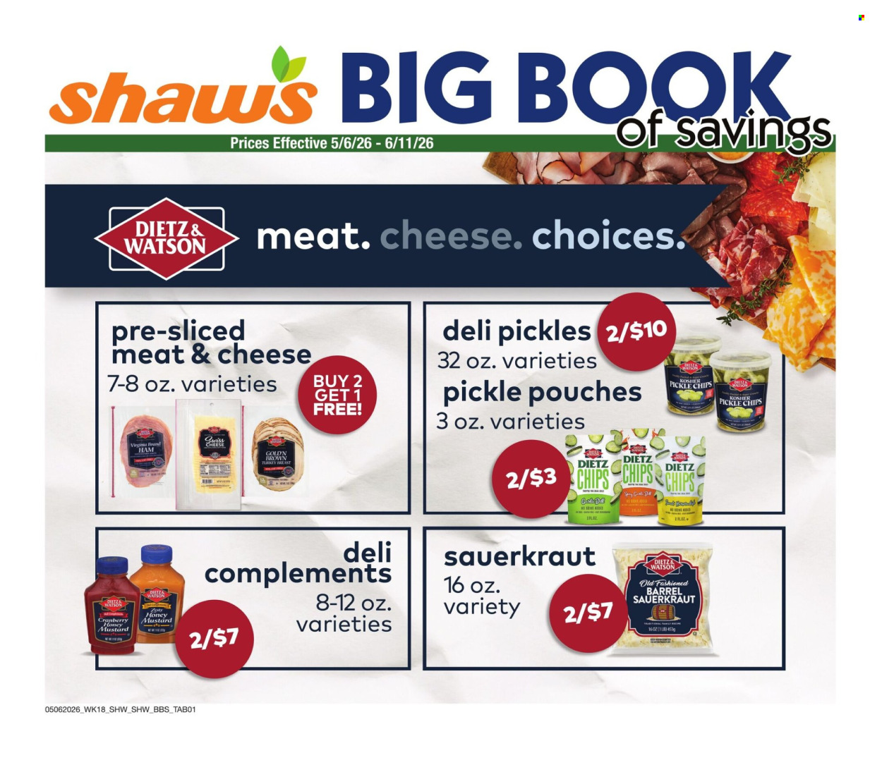 Shaw’s ad - 05/06/2026 - 06/11/2026. Page 1