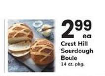 Crest Hill Sourdough Boule