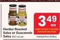 Herdez Roasted Salsa or Guacamole Salsa