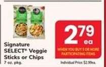 Signature SELECT Veggie Sticks or Chips