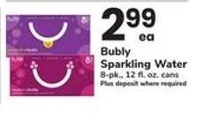 Bubly Sparkling Water