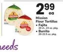 Mission Flour Tortillas