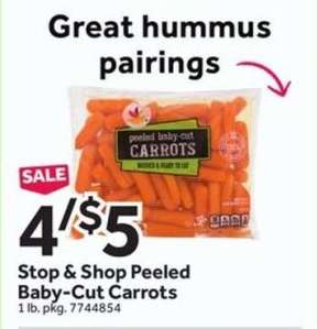 Stop & Shop Peeled Baby-Cut Carrots