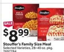 Stouffer's Family Size Meal