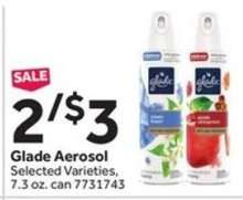 Glade Aerosol*