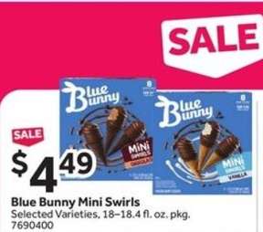Blue Bunny Mini Swirls