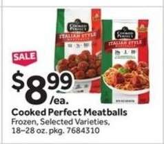 Cooked Perfect Meatballs